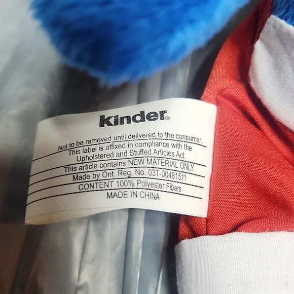 Kinder Rabbit Plush - Picture 3 of 5